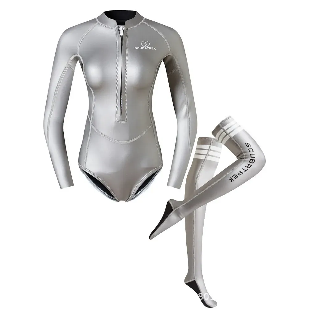 Drysuits Wetity Drysuits Męskie stroje kąpielowe Leohex długie rękawie Straż Kobiet Swimsuit Surfing Surfing Surfing Kąpiec Kąpiec UV Protect Bodysuit