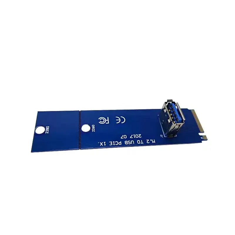 Nieuwe 2024 M.2 tot USB 3.0 kaartadapter M2 M-sleutel tot USB3.0 voor PCIE PCI-E Riser-kaart voor mijnbouwmijnbouw voor M.2 tot USB 3.0-kaartadapter voor M.2