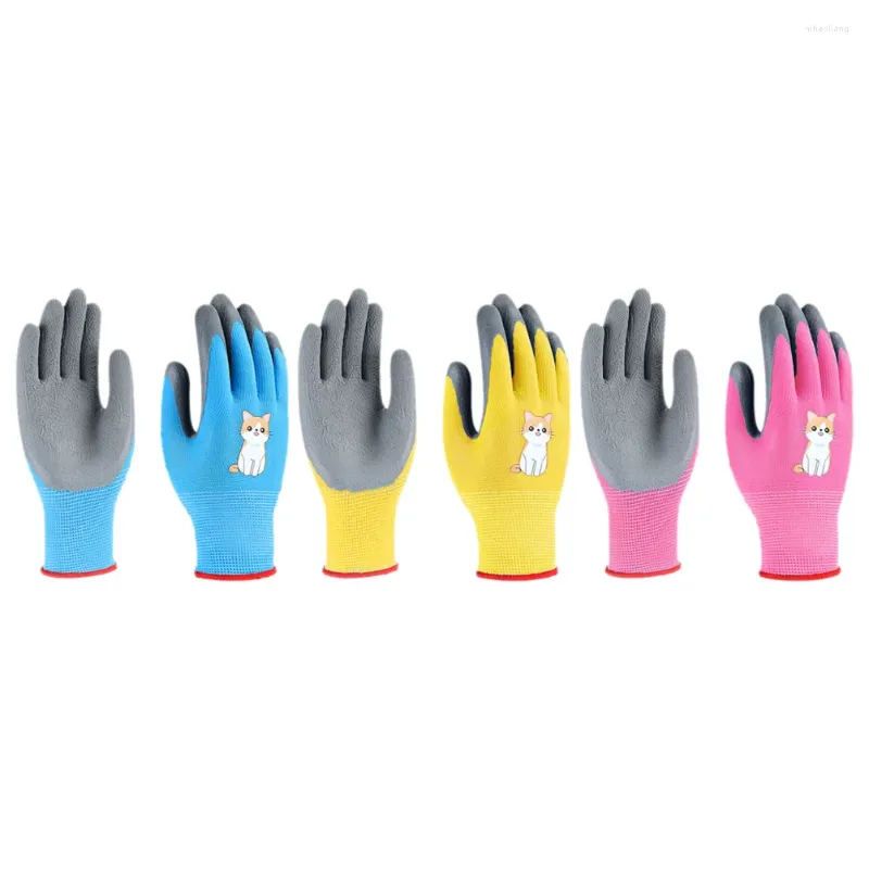 Disposable Gloves 3 Pairs Of Cute Garden Kid Work For