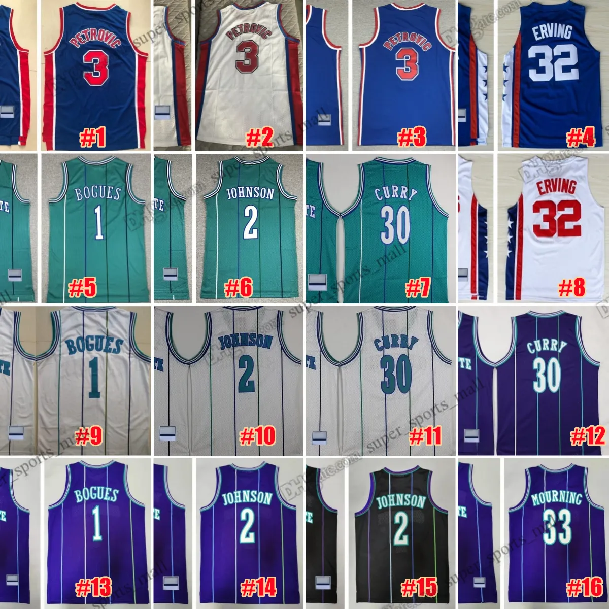 Jerseys De Basquete Retrô: Iverson, Bryant, Olajuwon, Mutombo, Stockton,  Arroyo, Malone, Drexler, Tatum, Garnett, Green, Pierce, Russell, Allen De  $81,42 | DHgate, image size:1200x1200