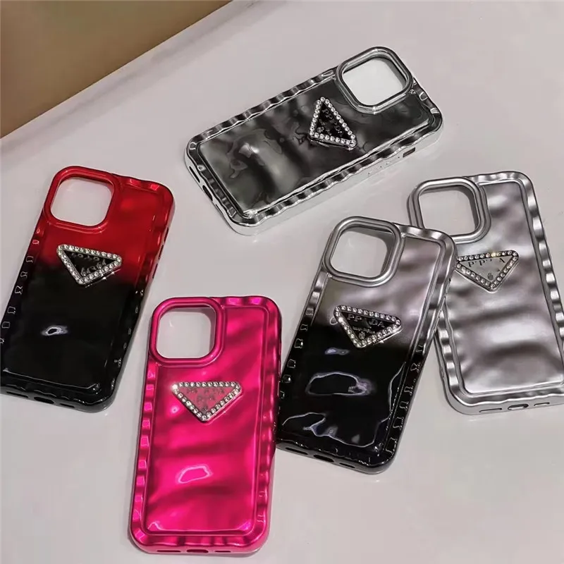 Diseñador de lujo Silicone iPhone 15 Pro Max Mobile Telephy Shell Man Womans 15Pro 15 14Promax 14 13Pro 13 12PRO 12 Case de teléfonos celulares a prueba de choque protector