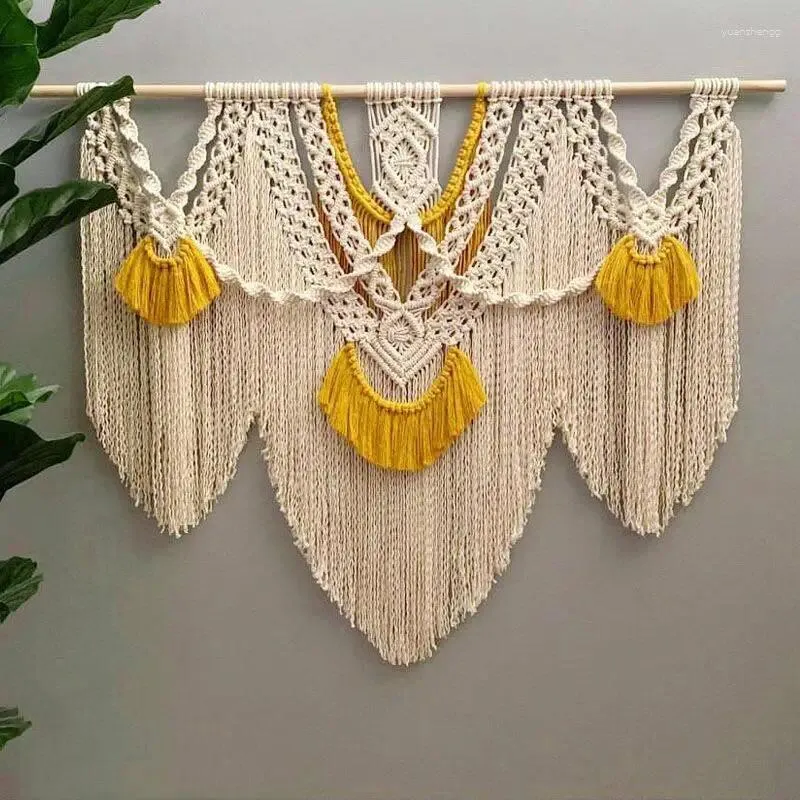 Taquestres Macrame de tapeçaria de tapeçar