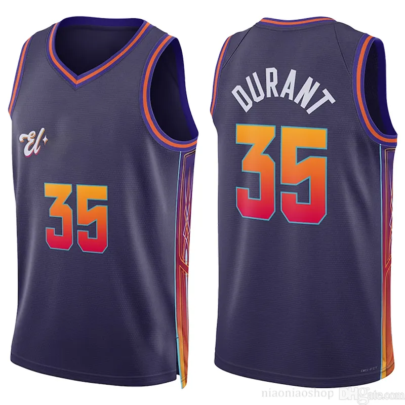 Devin Booker Kevin Durant Basketball Jersey Bradley Beal Jerseys Men Steve 13 Nash Charles 34 Barkley City Blue Sports Shirt Vest