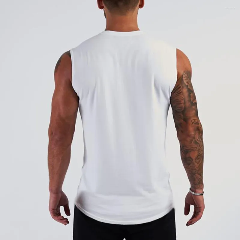 Herren Tank Tops Shirt Sportswear Acation tägliche Fitness Muskel -Singults laufen ärmelloses Training Bodybuilding Baumwoll Mann männlich