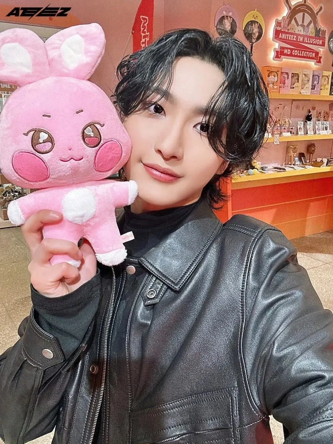 Kpop ATEEZ ポップアップストア人形 30 センチメートル Aniteezを
