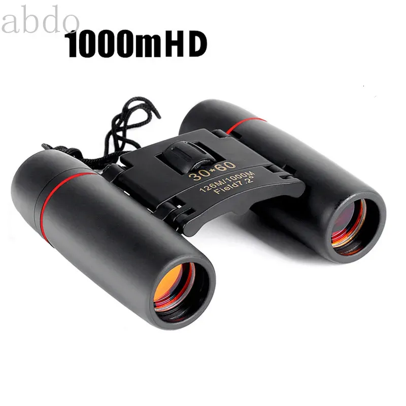 Telescopes Zoom Telescope 30x60 Folding Binoculars with Low Light Night Vision for outdoor bird watching travelling hunting camping 1000m