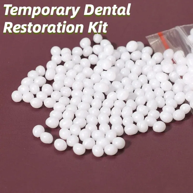 2024 10G HESIN FALSE TEETTH SOLID GIME Temporär tandreparation Set tänder och gap falseteeth Denture Adhesive Teeth Dentist för tandreparation