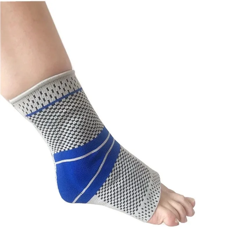 2024 Ankle Brace Compression Support Sleeve Guard with Stabilizing Gel Pads for Ankle Achilles Tendonitis Plantar Fasciitis Pain Ankle