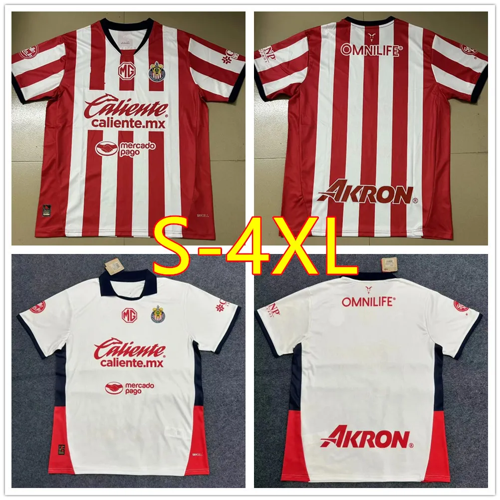 2024 25 Chicharito Chivas CD Guadalajara Jerseys A.Vega I.Brizuela C.Calderon A.Zaldivar Alvarado F. Beltran J.Macias Futebol Size S-4xl