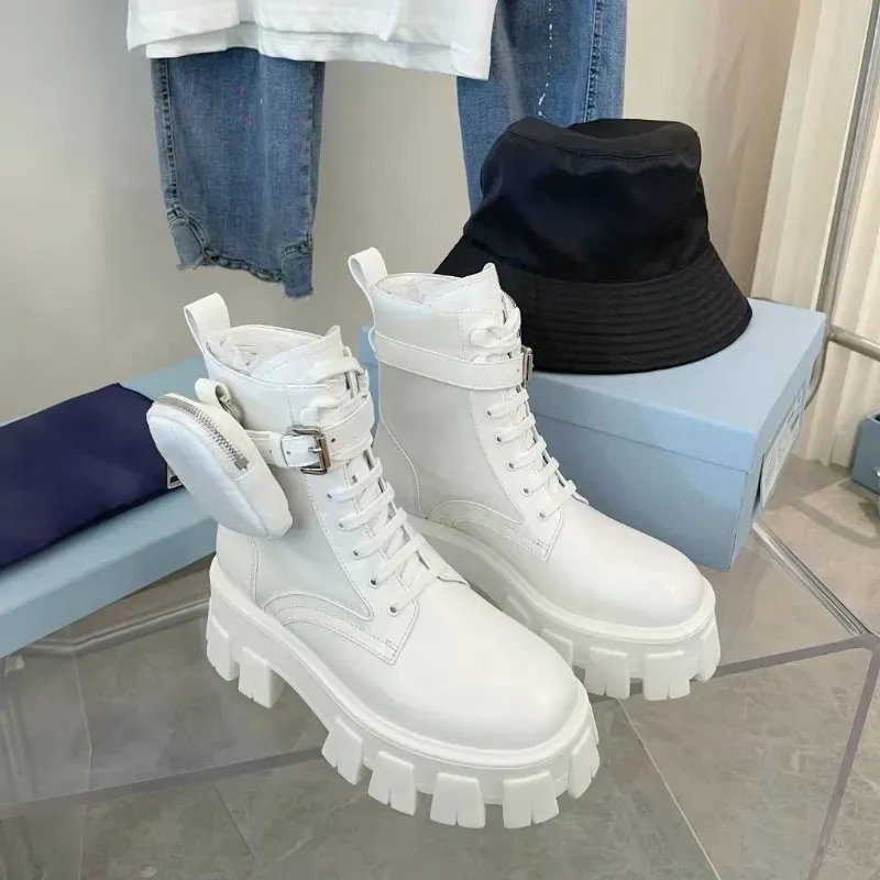 Prada white ankle boots sale