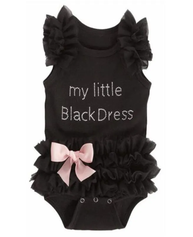 Bodyborn Girlsuits Bodysuits Lace ricamato alla moda My Little Black Letters Body Body Body Rompers A088802118