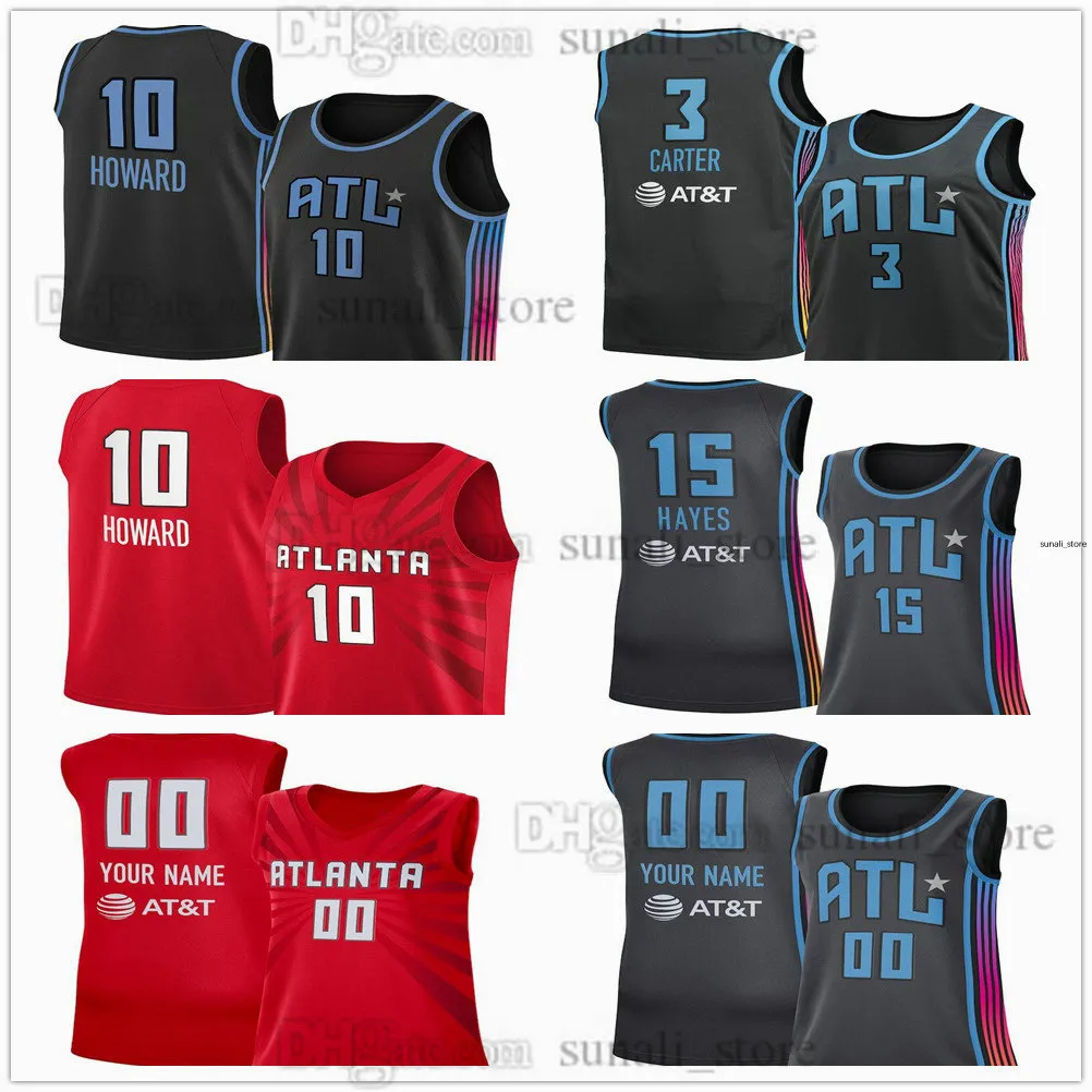 2024 Dream Women Basketball Jersey 10 Rhyne Howard 15 Tiffany Hayes 3 Ченнеди Картер Кубадж Паркер Коффи Кейв Чарльз Пауэрс Руперт Амиер Хиллмон Борлаз Канада