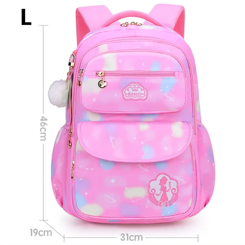 Taschen 2 Größe niedliche Mädchen schultschule Kinder Grundschule Rucksack Taschen Kinderbuch Buch Tasche Prinzessin Schoolbags Mochila Infantil