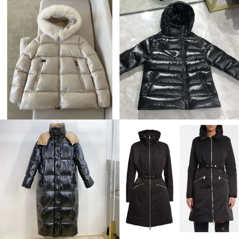 Womens 2022 Designer Down Jacket Elegant Color Gradient Parkas grossa quente e quente quebra -vento