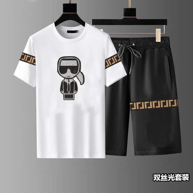 Summer Mody Men and Womens Shorts Ruaco de traje de manga curta 100% algodão preto shorts imprimem macho conjunto masculino de marca de marca