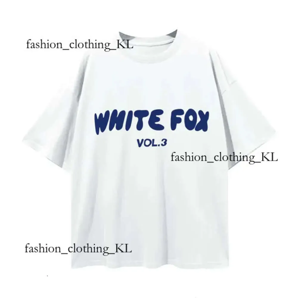 Women Designer z krótkim rękawem White Foxx T-shirt Summer krótkie rękawe męskie koszulka White Foxx Bluet Fashion Fasual Bluza Europejska T-shirt Top 942