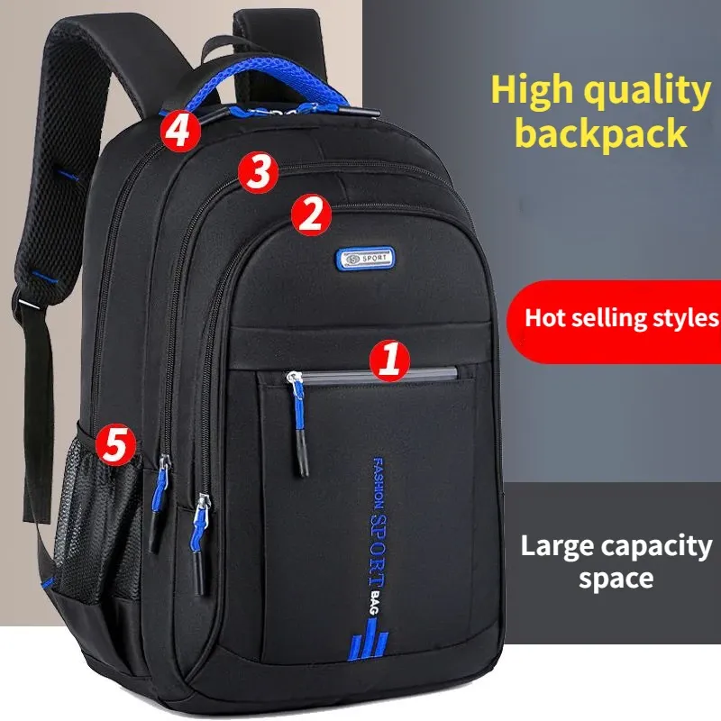 Рюкзаки большой емкость мужской рюкзак для женского водонепроницаемого туристического рюкзака младший рюкзак.