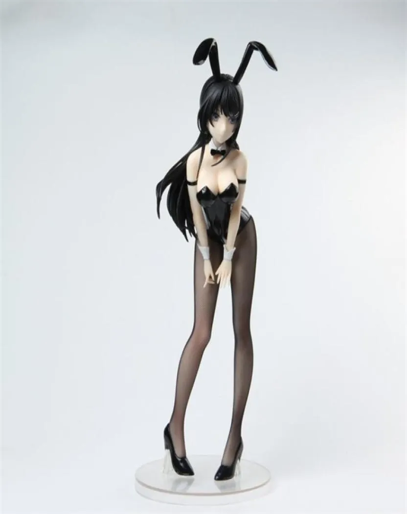 Anime Sexy Girls Figure Sakurajima Mai Bunny Ver 14 Scale Painted PVC Action Figure Collection Model Adult Toys Doll Gift 40cm R1290452