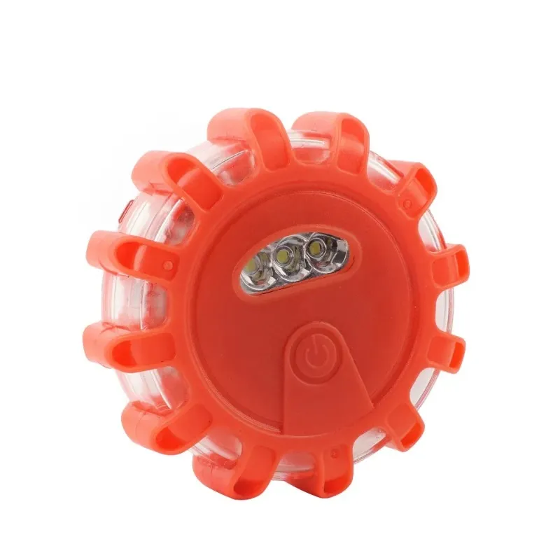 Mini 15 LED -adsorption Emergency Safety Road Flare Flashing Ride Light Varning Ljus Magnet Basarcykelbelysningar