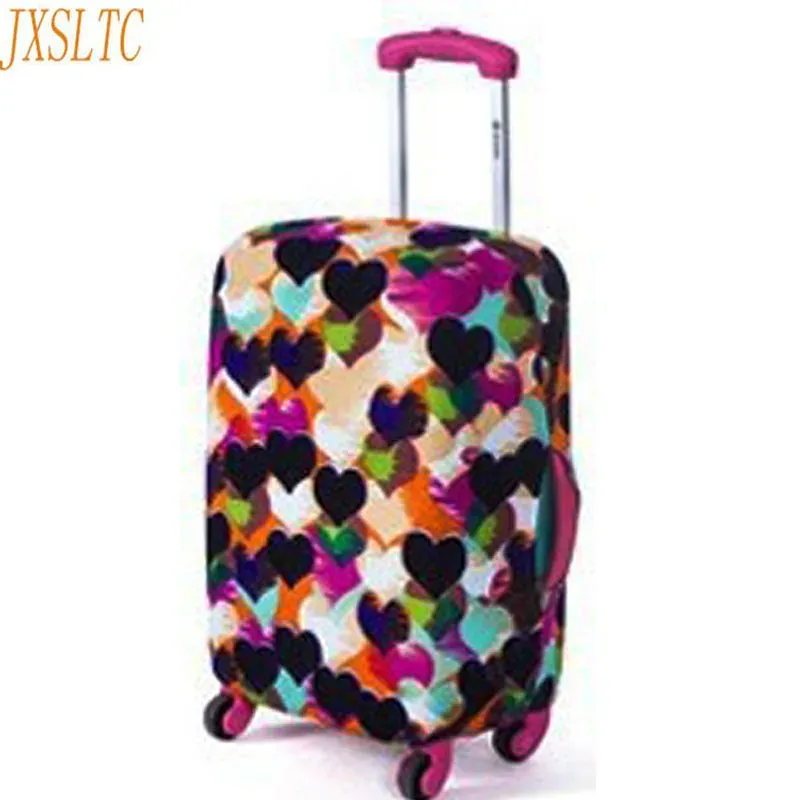 Accessories JXSLTC Luggage Trolley Luggage Protective Covers for 18 To30 Inch Elastic Bag Print Suitcase Case Cover Travel Accessories Sale