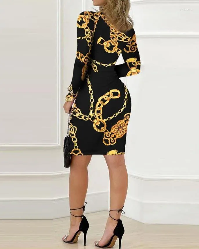 black and gold short dress long sleeve Trina Turk womens Darliah Dress, 6, Women's, Black