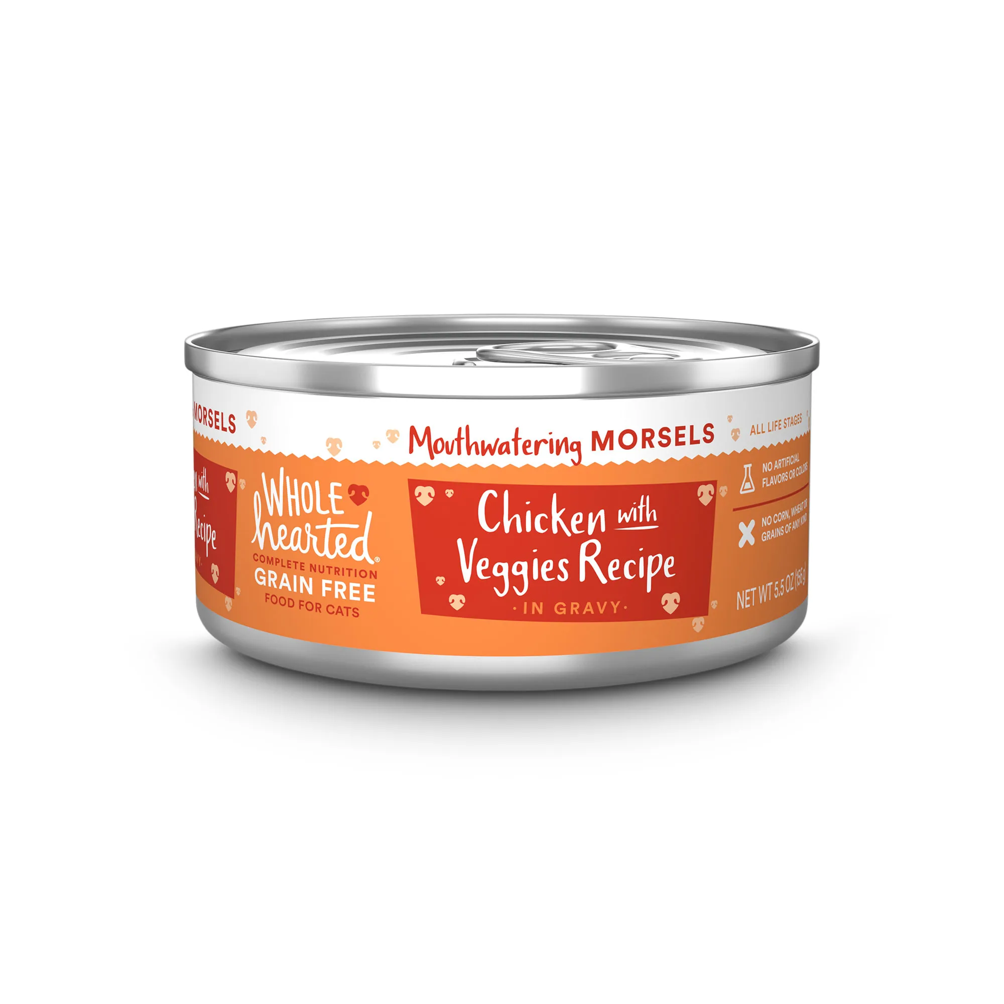 Grain-Free Chicken Veggie Wet Cat Food All Life Stages