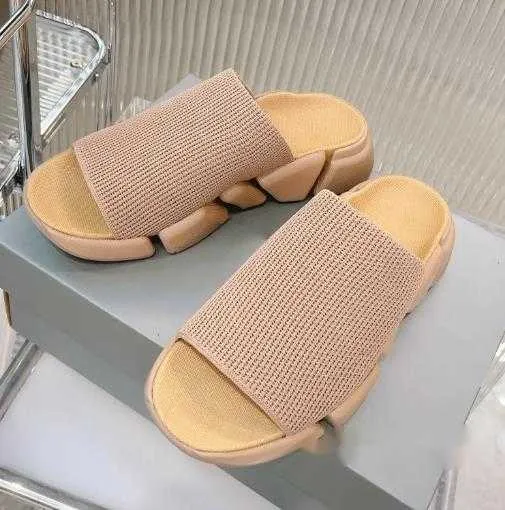 Designer Slides Mens Tisters Socks Printing Leather Web Black Shoes Fashion Luxury Summer Sandals Beach 36-45