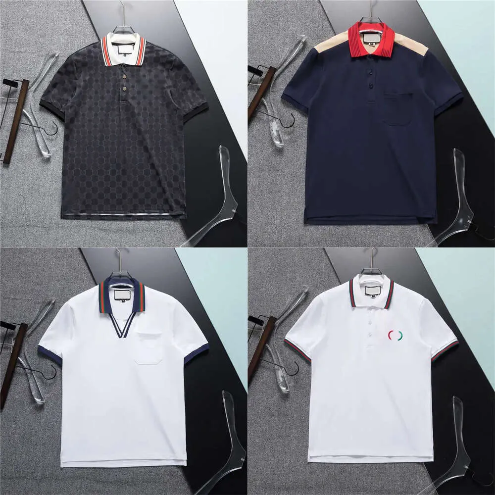 Designer 818 tee masculin nouveau coton t-shirt respirant t-shirt fashion commerciale imprimement décontracté polo polo à manches courtes M-3xl