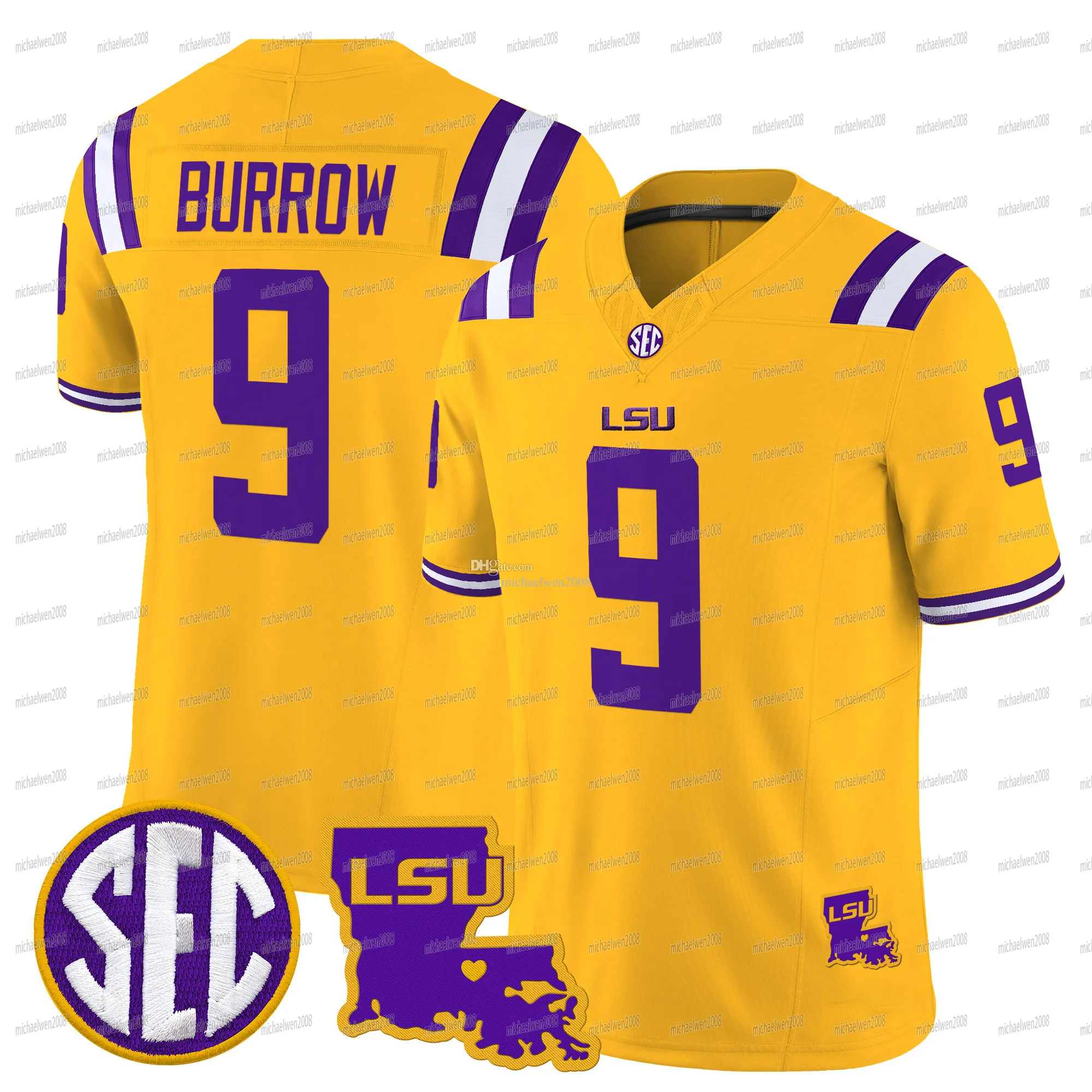 Lsu football jersey custom new arrivals