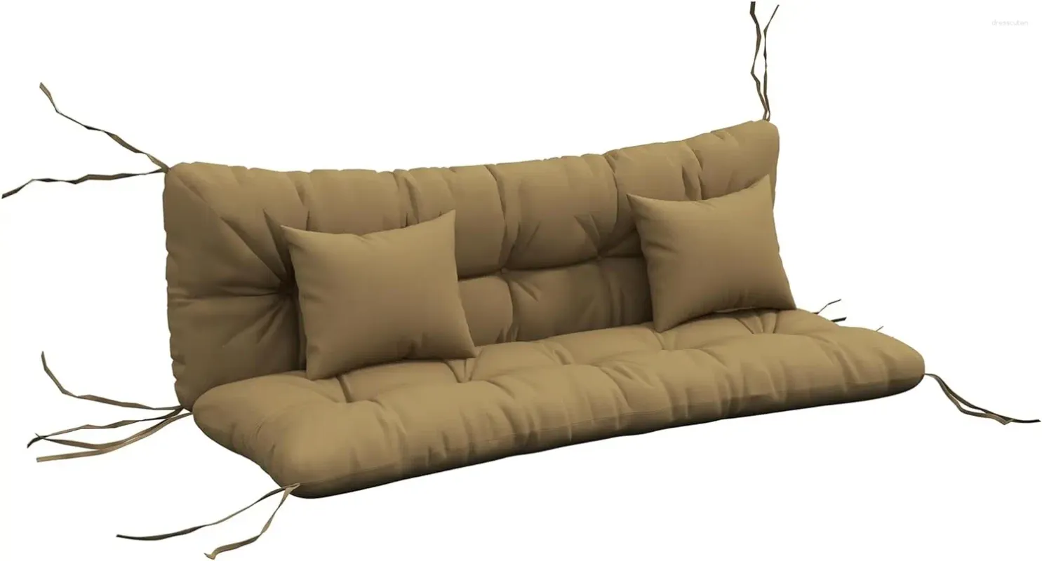 Poduszka ławki poduszki s poduszki 4 -częściowe zamiennik podkładka siedziska