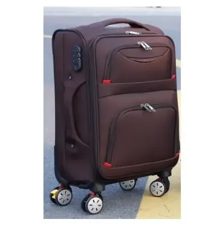 Bolsa de bagagem rolante para viagens de bagagem na mala de viagens de viagens de viagens de viagens de bagagem oxford spinner mala bolsas de carrinho de rodas para homens