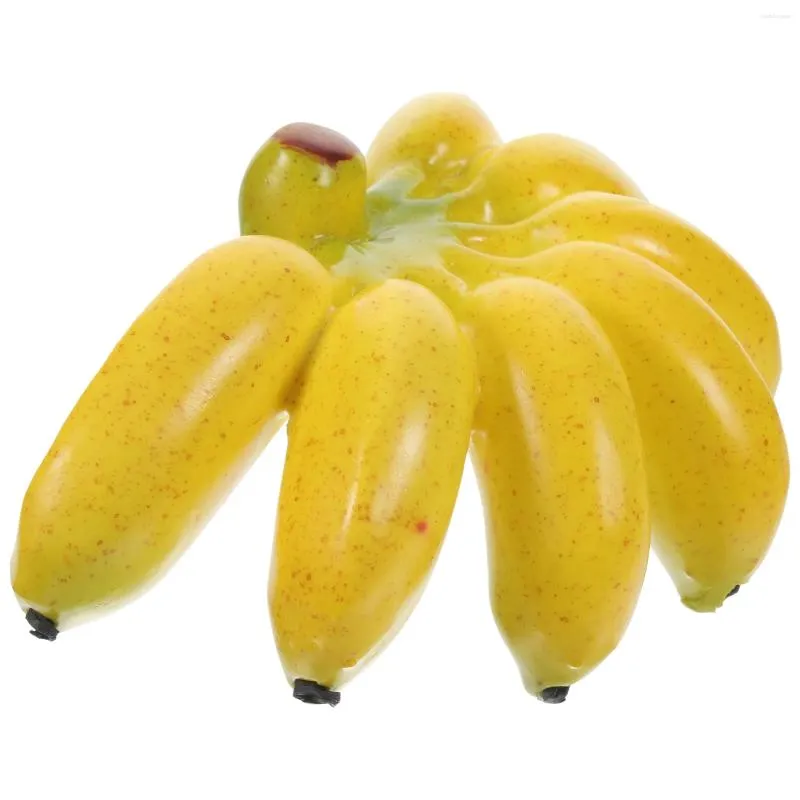 Party -Dekoration Simuliertes Bananen Gemüse gefälschte falsche Dekor Home Imitation Schmuck Restaurant Display Obst Spielzeugmodell Modell