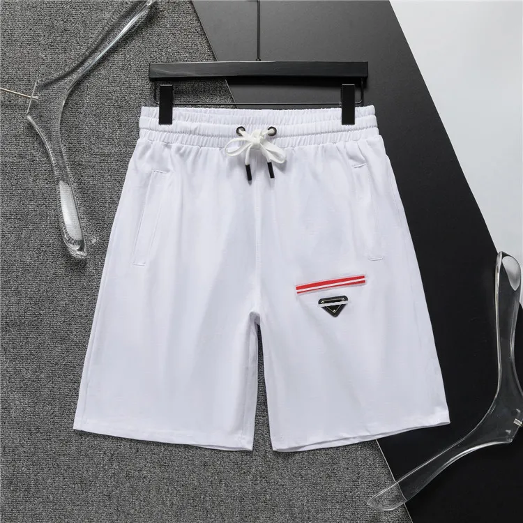 2024SS Brand Designer Men's Shorts 100% Cotton Fashion Summer Luxury Casual Triangle Print Shorts Designer Sports Boys All Cotton Breathable Short Swim Pantal