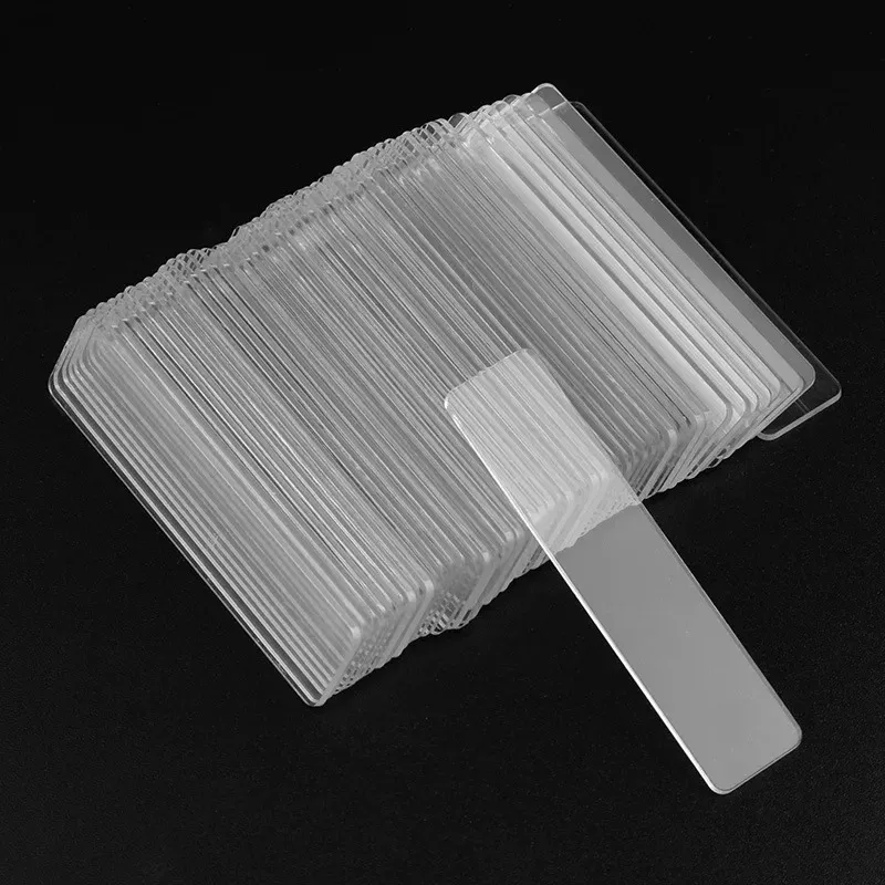 False Nail Tips Nail Art Display Stand Transparent Practice Acrylic Gel Polish Holder Strip Manicure Showing Tools