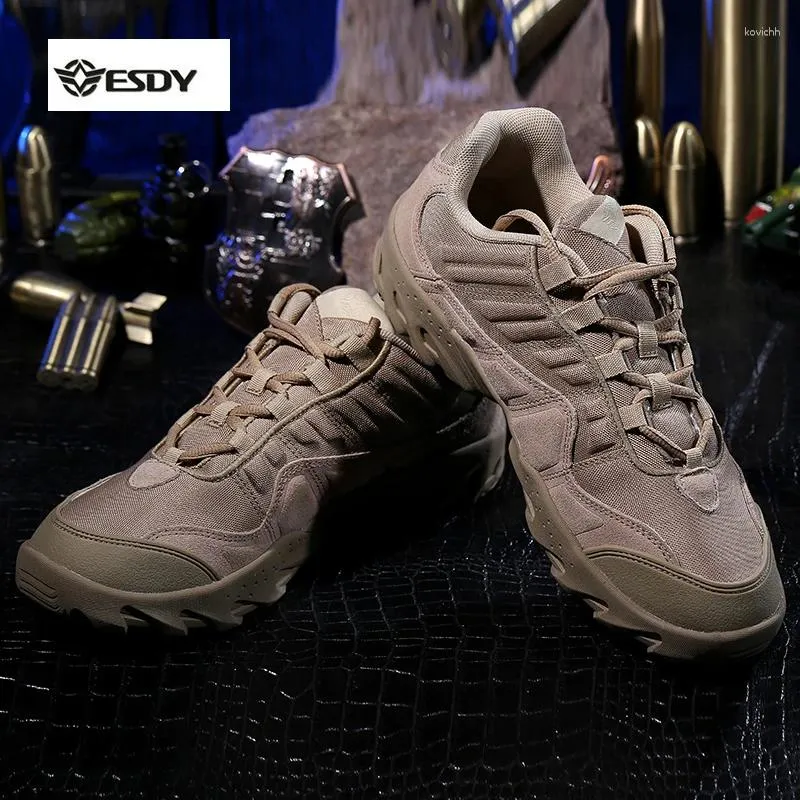 Scarpe da fitness deserto all'aperto statunitense sneaker tattiche 1200d nylon chamoi in pelle uomini sport stivali da campeggio a piedi da campeggio sapatilhas militare