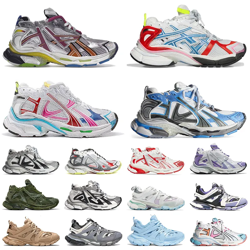 2024 Tracklopers Sneakers 7.0 7.5 3.0 Designer Casual Shoes Platform Graffiti Track Lopers Belcaga Deconstructie Verzend vrouwen Men Tracks Trainers Runner 7