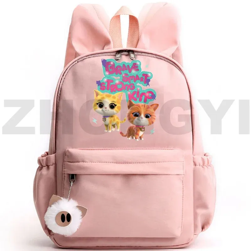 Plecaki piękne superkitties mini plecak kawaii kreskówki królicze uszy plecak Kobiety podróż małe książki anime kota plecak przedszkola