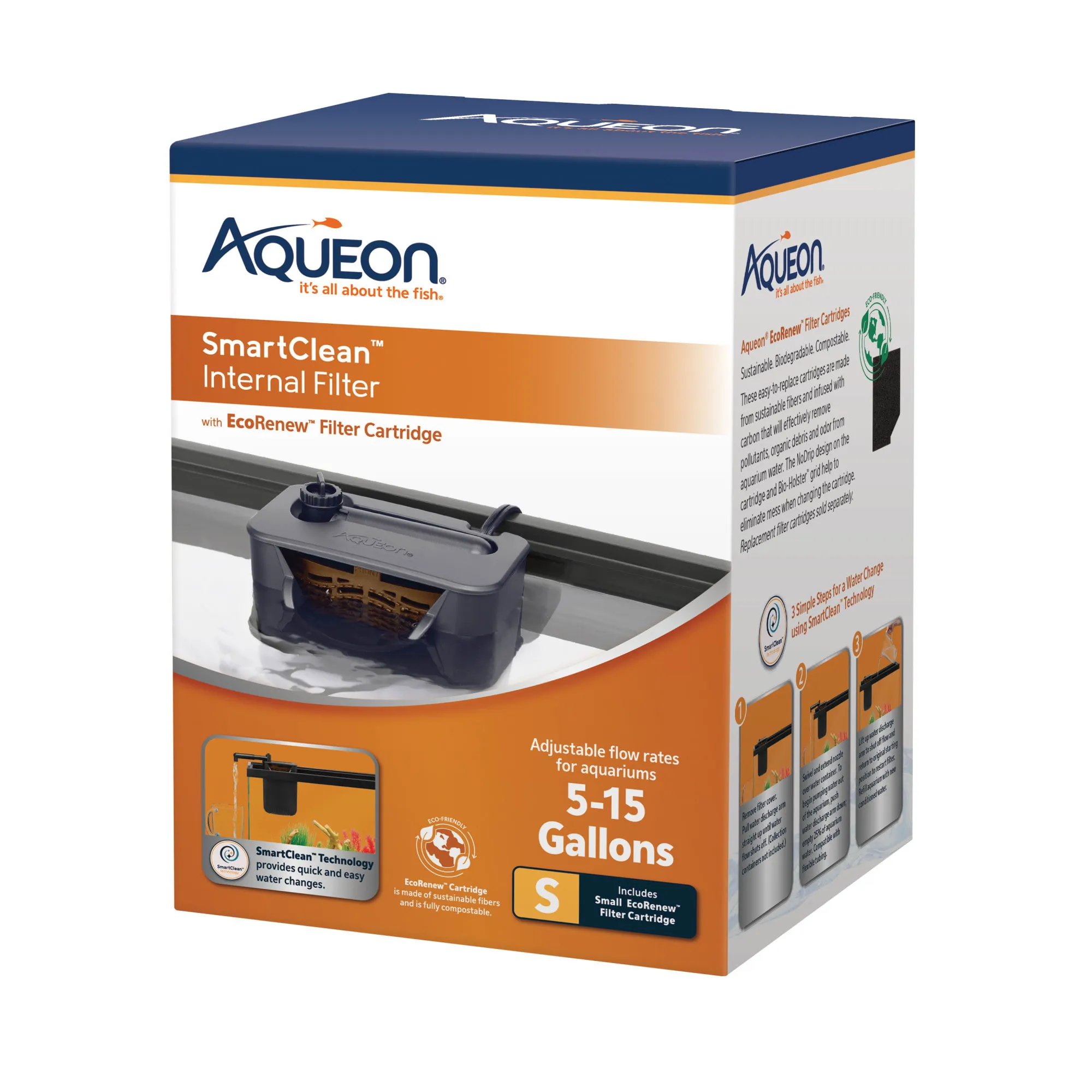 DHgate.com:Aqueon QuietFlow SmartClean Internal Aquarium Filter - Small ...