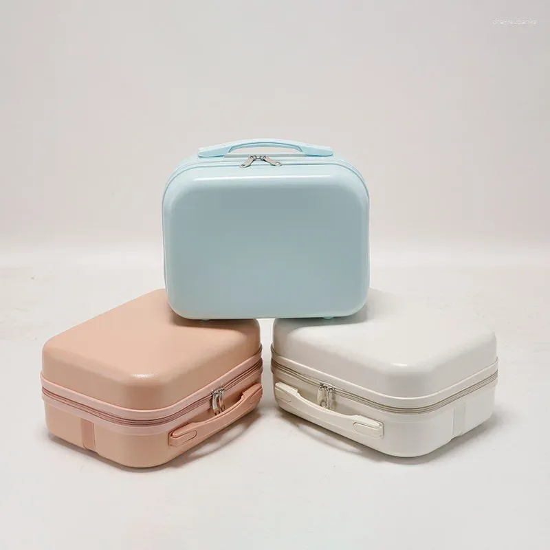Valigie per borsetta mini scatola da viaggio per piccola custodia per trucco minimalista da 14 pollici