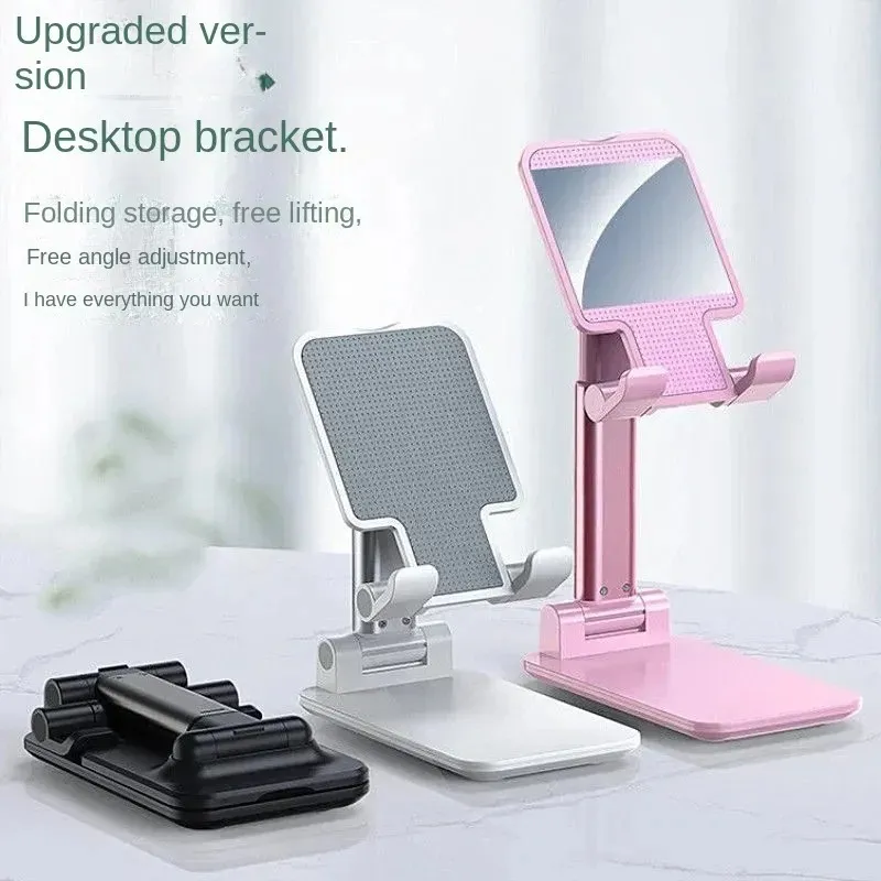 Ny mobiltelefonstativ Desktop Lazy Bedside Universal Universal Support Stand Foldbar och hissar multifunktion Telescopic Justera för