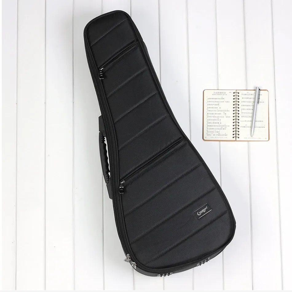 Bags Ukulele Bag Case Backpack 30 MM Thicken Handbag Soprano Concert Tenor 21 23 24 26 Inch Size Ukelele Mini Guitar Gig Quality