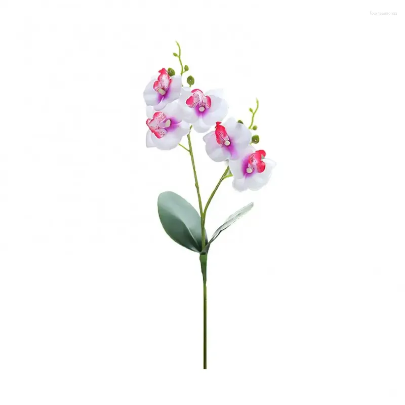 Decorative Flowers Artificial Plant Wall Accessories Butterfly Orchid DIY Home Decoration