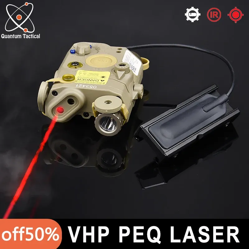 Scopes Tactical VHP PEQ15 Red Dot Laser Ir White LED lampe de poche Loumure de chasse