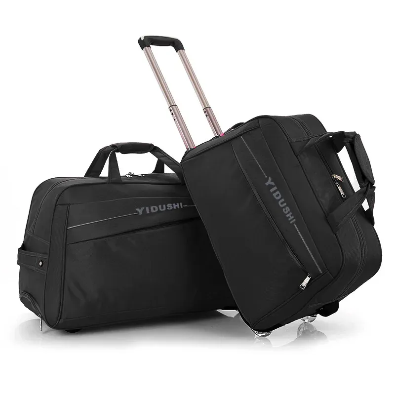 Carry-ons Travel Trolley Bag Men's resväska mode Vattentät bagageväska stor kapacitet resväska med hjul Kvinnor rullande resväska