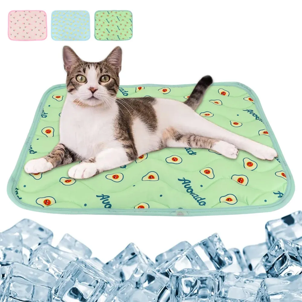 Tappetini di raffreddamento per animali domestici estivi Boppetette per cane traspirante per gatto per cani gatti divano accessori portatile portatile 240418