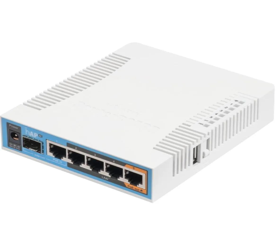 Mikrotik RB962UIGS5HACT2HNT HAP AC Router Board Accesso Triple Catena Punto 80211AC 24G5G 1200MBPS6655494
