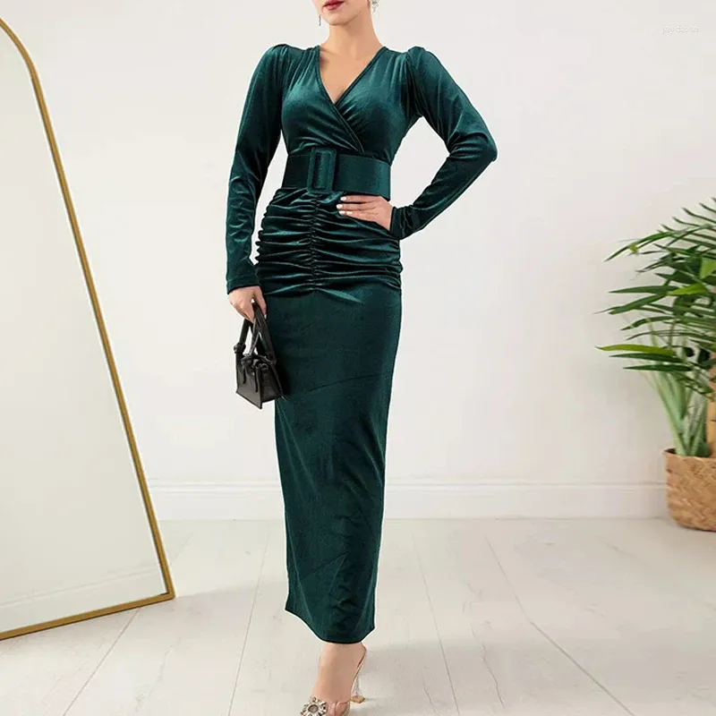 Casual Cotton Dress Autumn Winter Solid Trumpet Silhouette Mid-Calf Length  Slim Fit Hooded Collar from Dhgate Basic & Casual Dresses - price 41.33