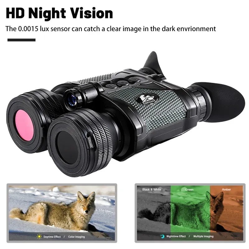 Scopes New B03v6.539x50 Digital Night Vision Binoculars with 10600m Laser Rangefinder Long Range in Night Observation for Hunting