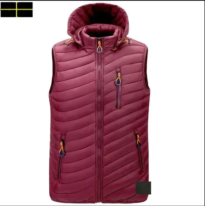 Stone Jacket Island Luxury Down Vest Canadian Style Men's Designer Jackets Ytterkläder för män och kvinnor Högkvalitativa vintermän varma väst A2