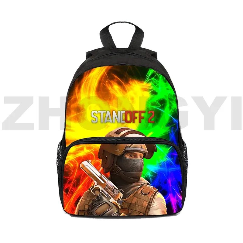 Mochilas de moda 3D standoff 2 mochila para adolescentes de la escuela niñas de 12/16 pulgadas de camuflaje del ejército boba de juego diario de viajes femenino